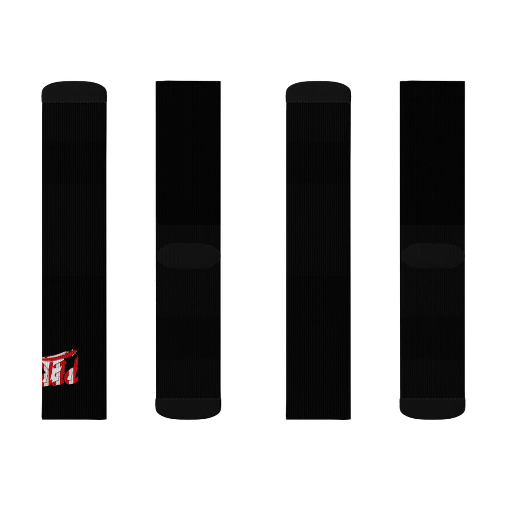 Peru Wordmark Socks - Black