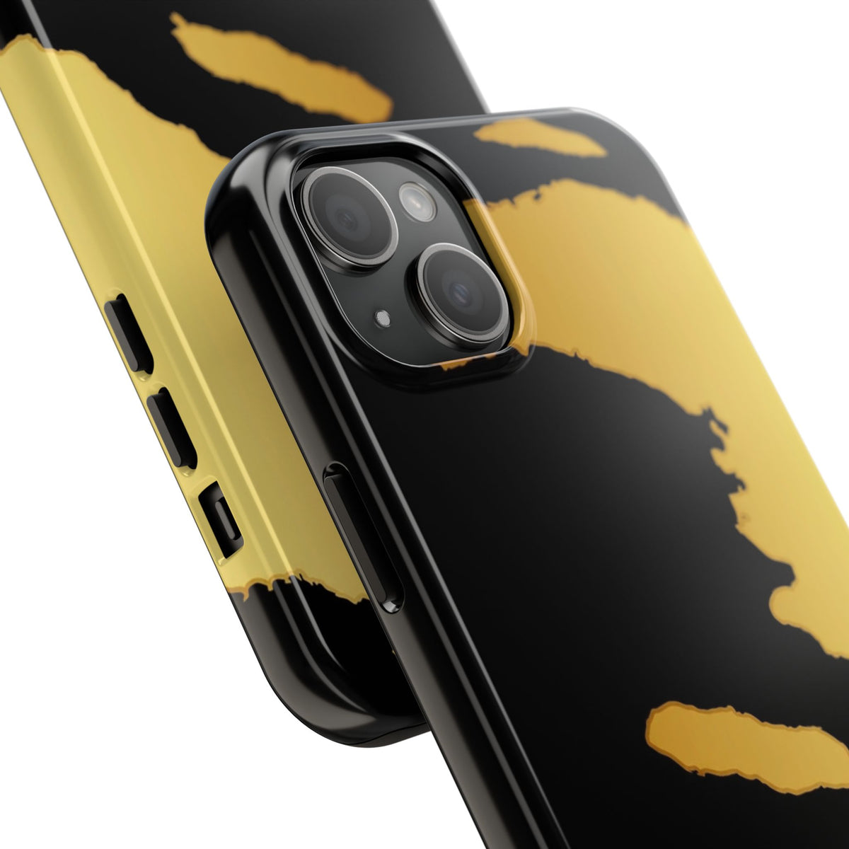 Haiti Gold Map Phone Case