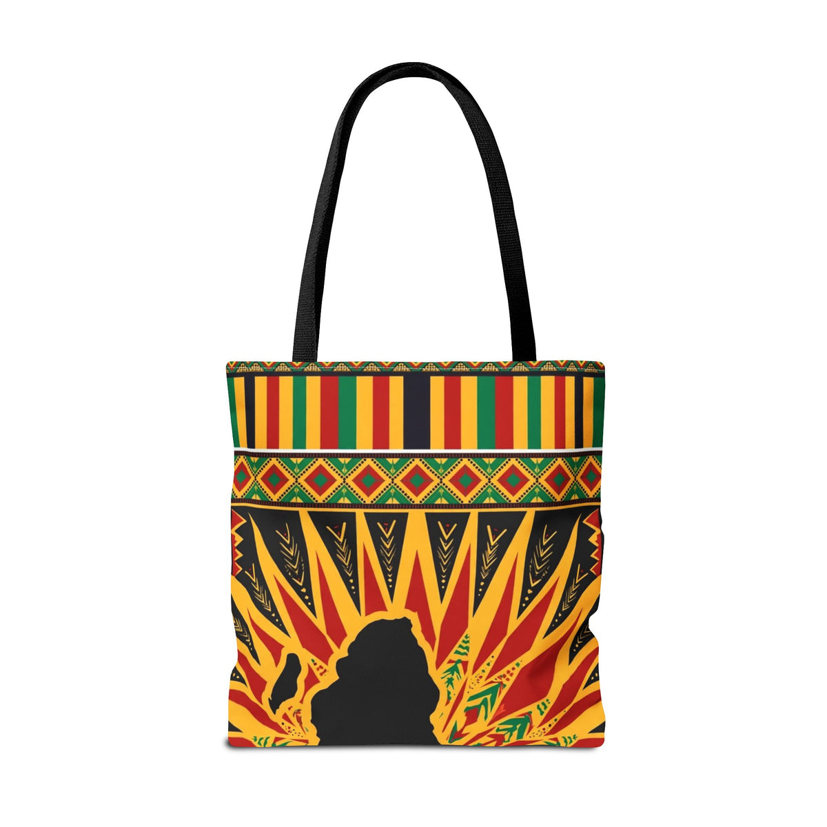 Africa Kente Sunburst Tote Bag