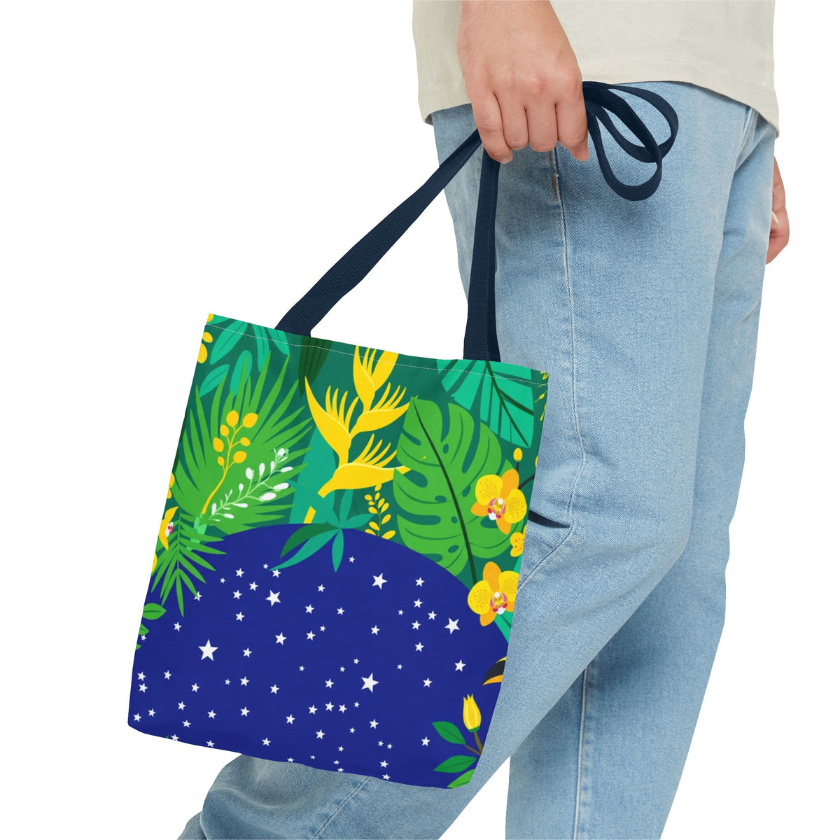 Brazil Tropical Globe Tote Bag