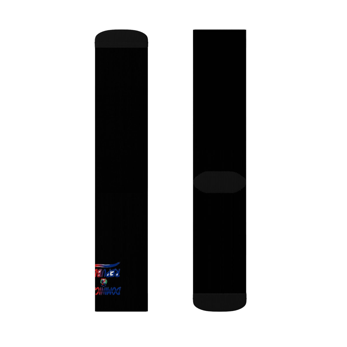Dominican Republic Wordmark Socks - Black