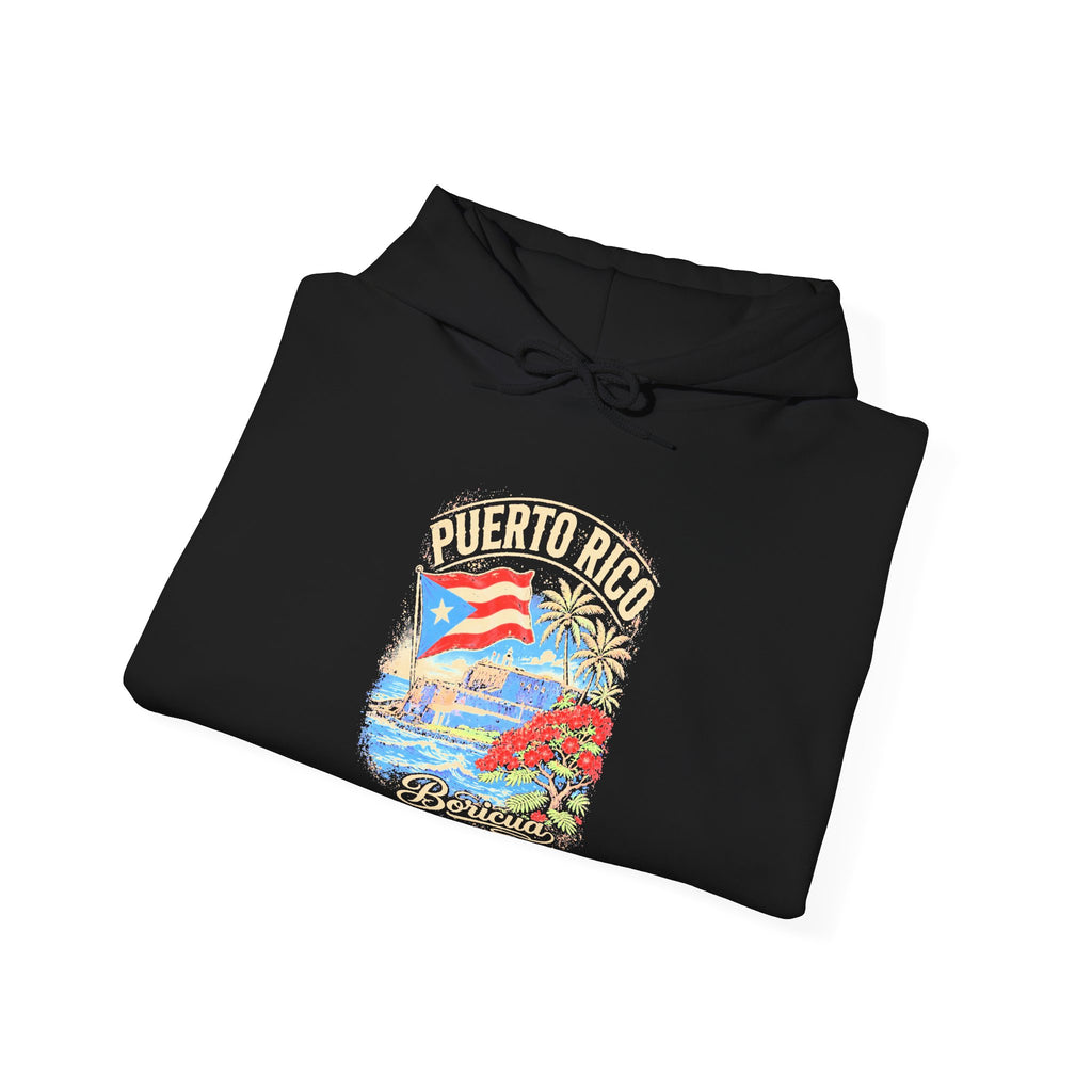 Puerto Rico Boricua Graphic Hoodie