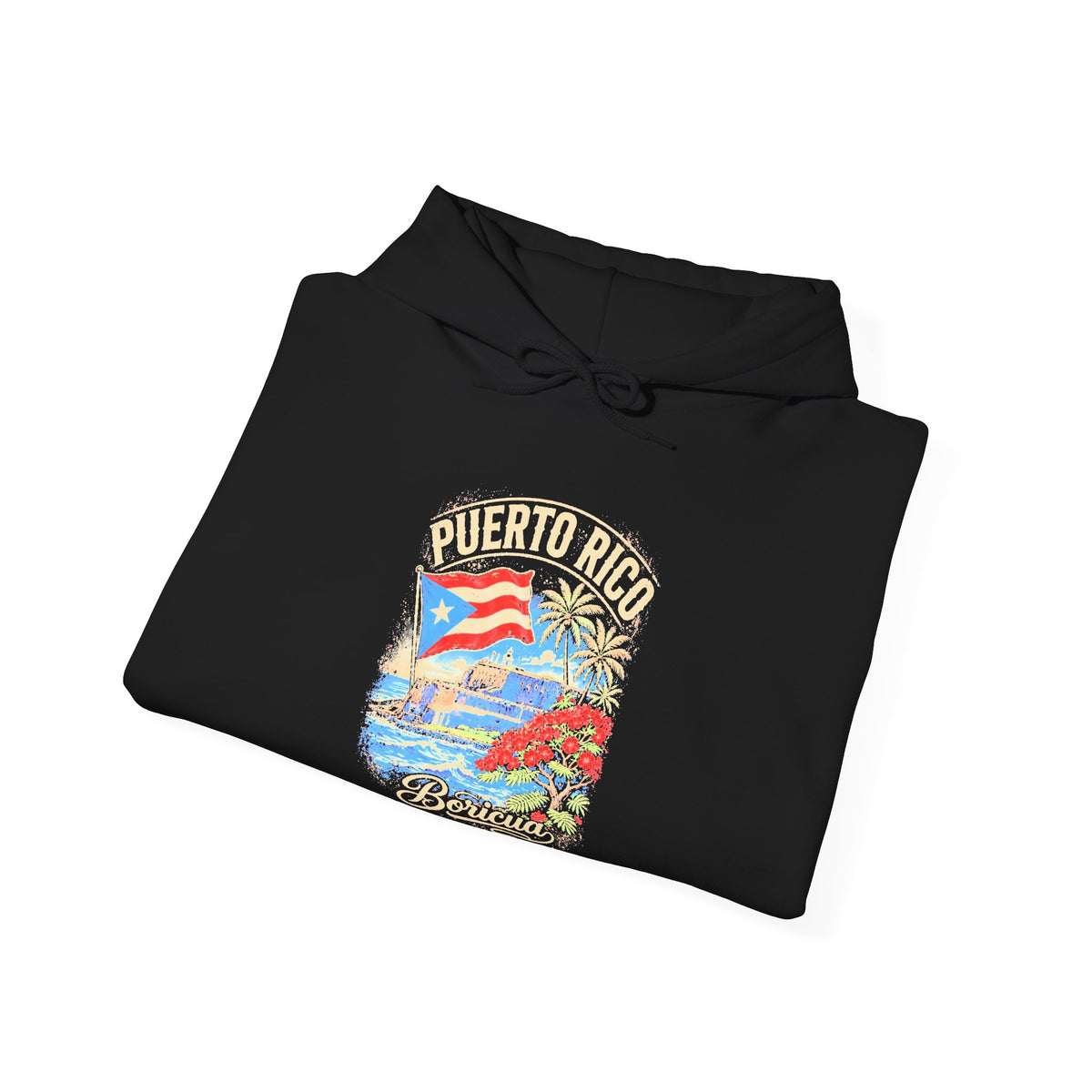 Puerto Rico Boricua Graphic Hoodie