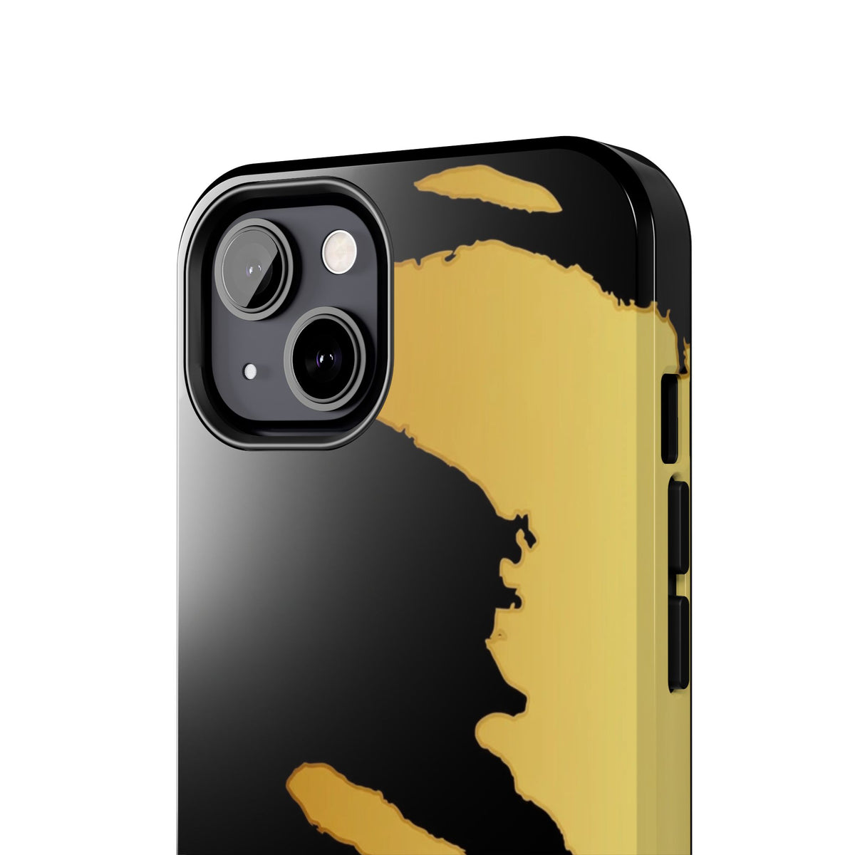 Haiti Gold Map Phone Case