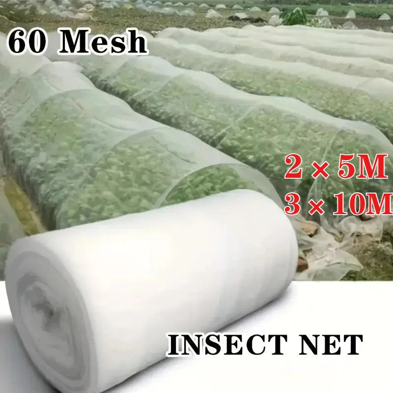 Garden Plant Insect Netting 60 Mesh Protective Cover Net Vegetable Flower Fruit Bird Proof Pest Control Garden Supplies