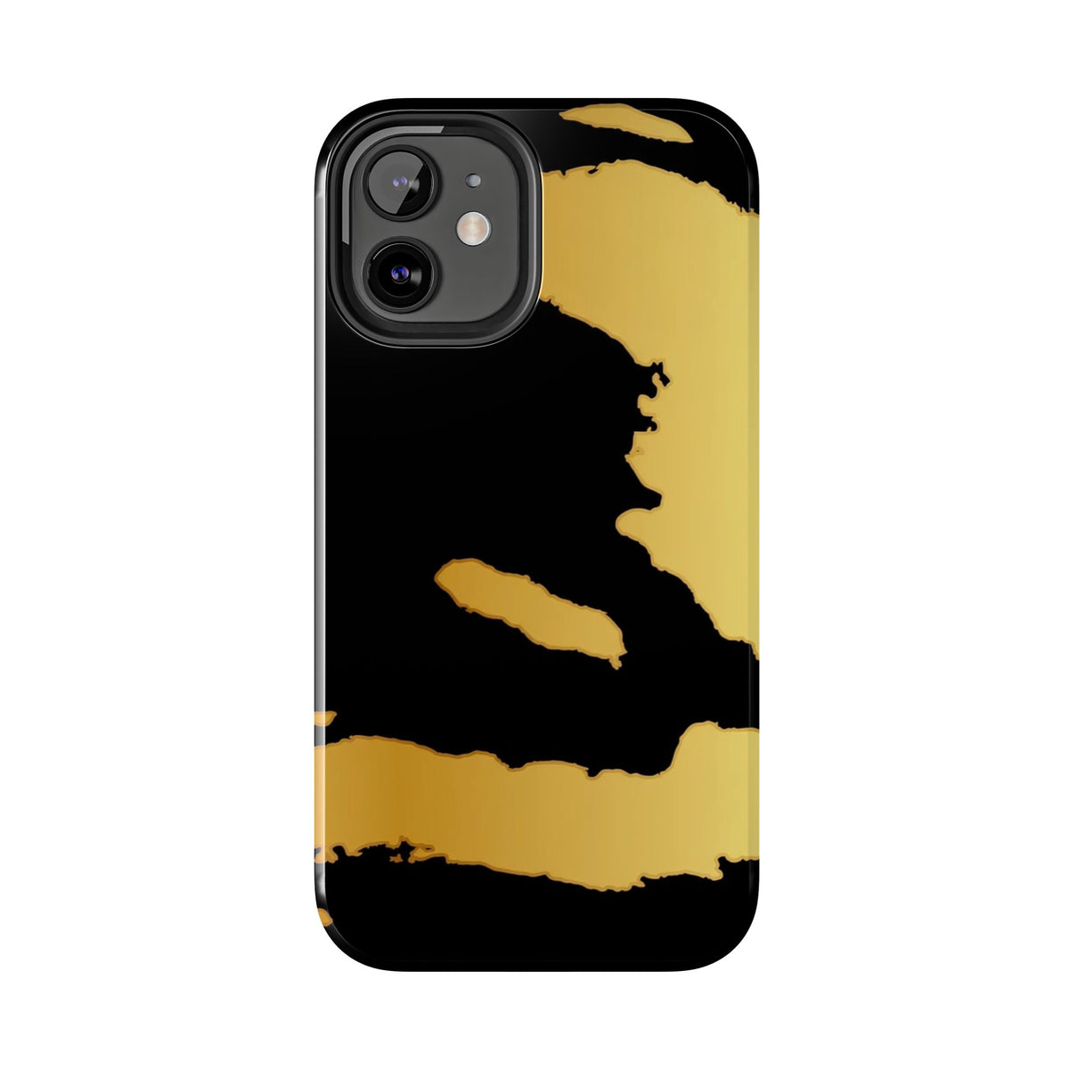 Haiti Gold Map Phone Case