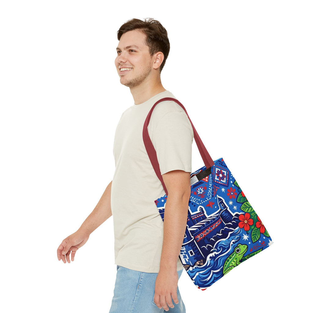 Puerto Rico El Morro & Coquí Tote Bag