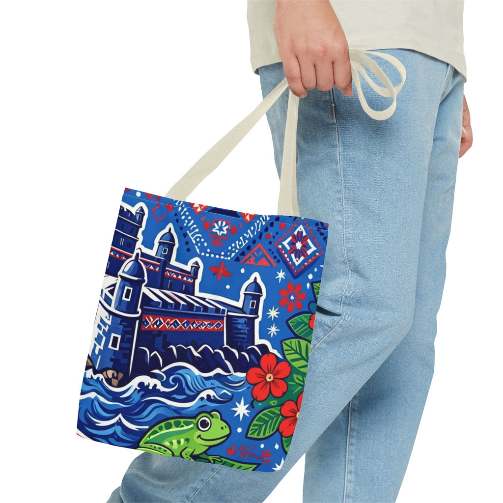 Puerto Rico El Morro & Coquí Tote Bag