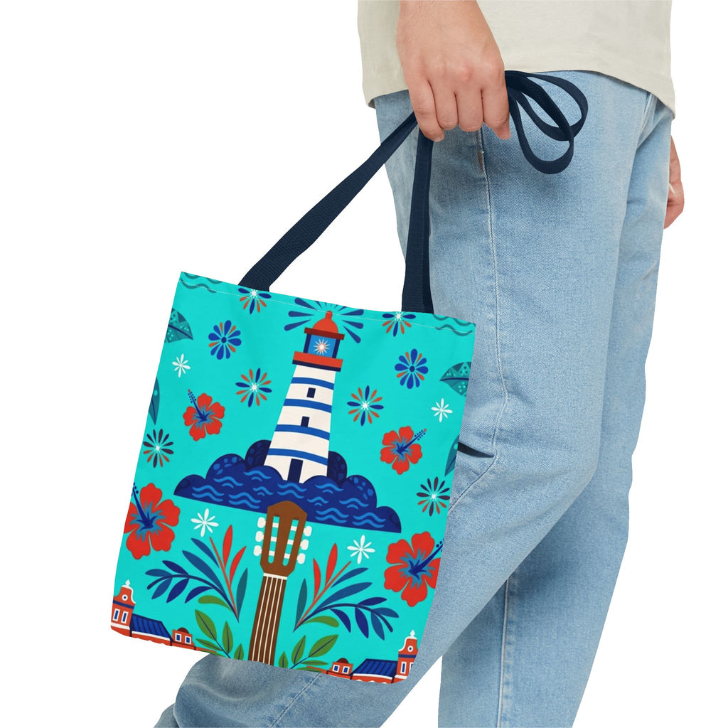 Dominican Republic Guitar & Maracas Tote Bag