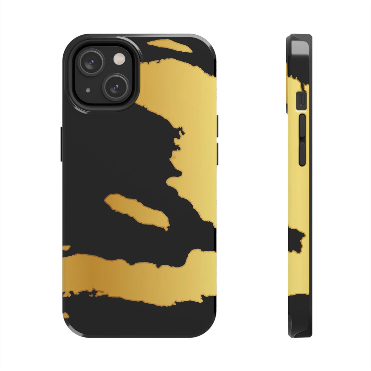 Haiti Gold Map Phone Case