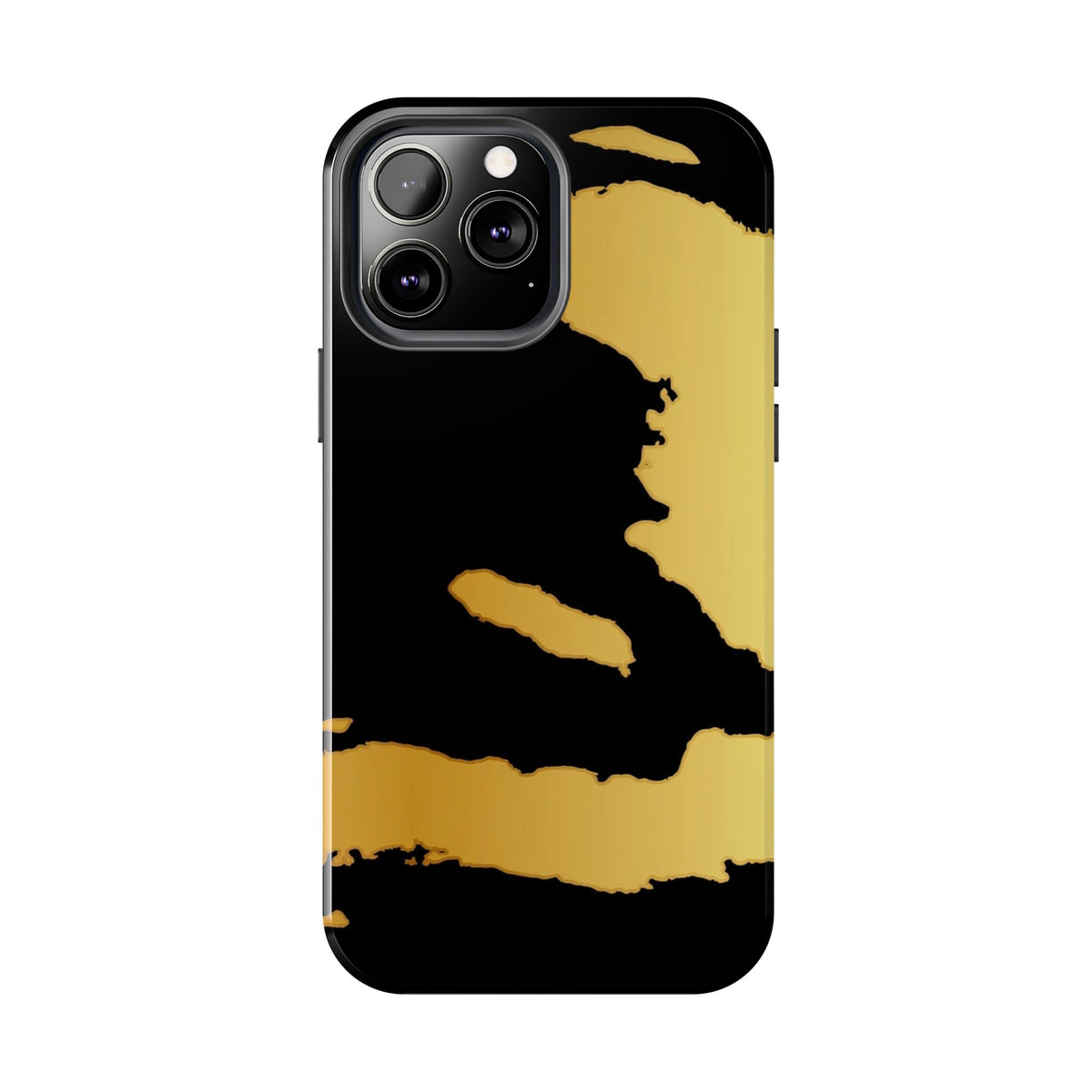 Haiti Gold Map Phone Case