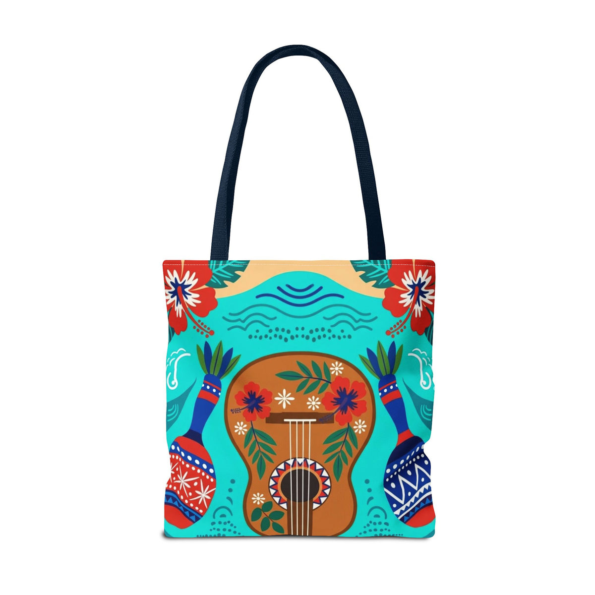 Dominican Republic Guitar & Maracas Tote Bag