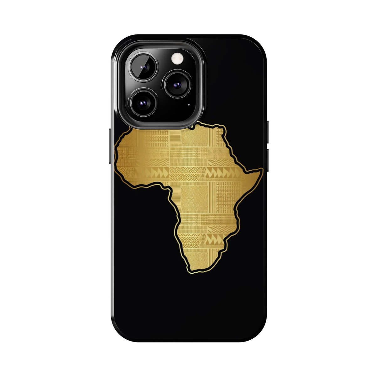 Africa Gold Map Phone Case