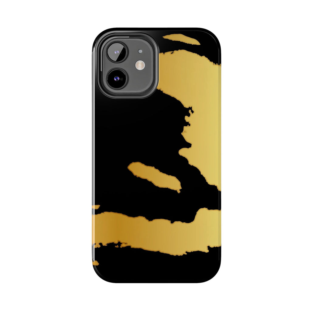 Haiti Gold Map Phone Case