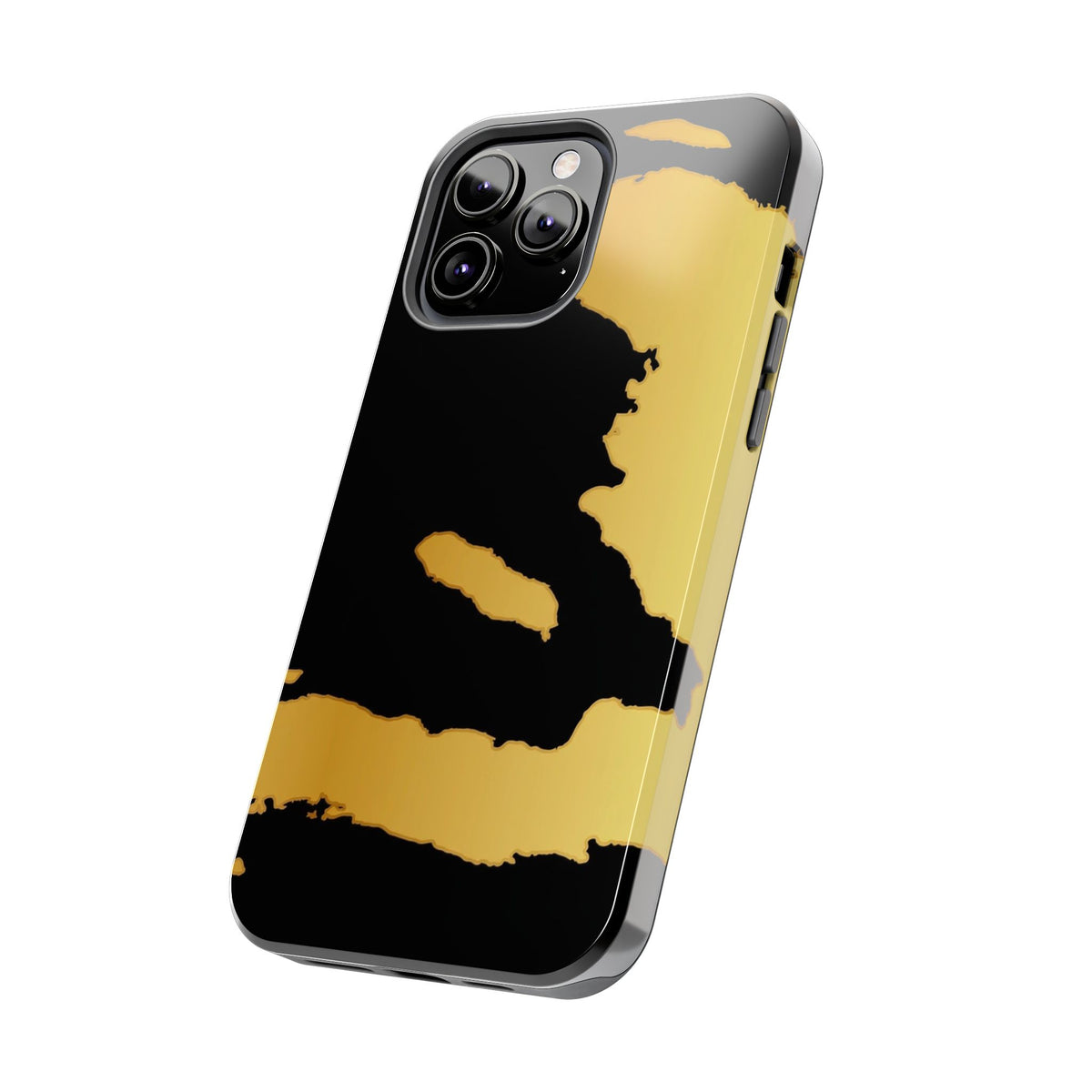 Haiti Gold Map Phone Case