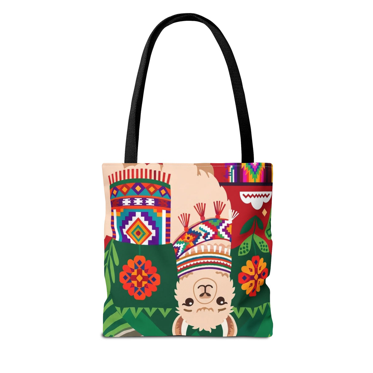 Peru Llama & Machu Picchu Tote Bag