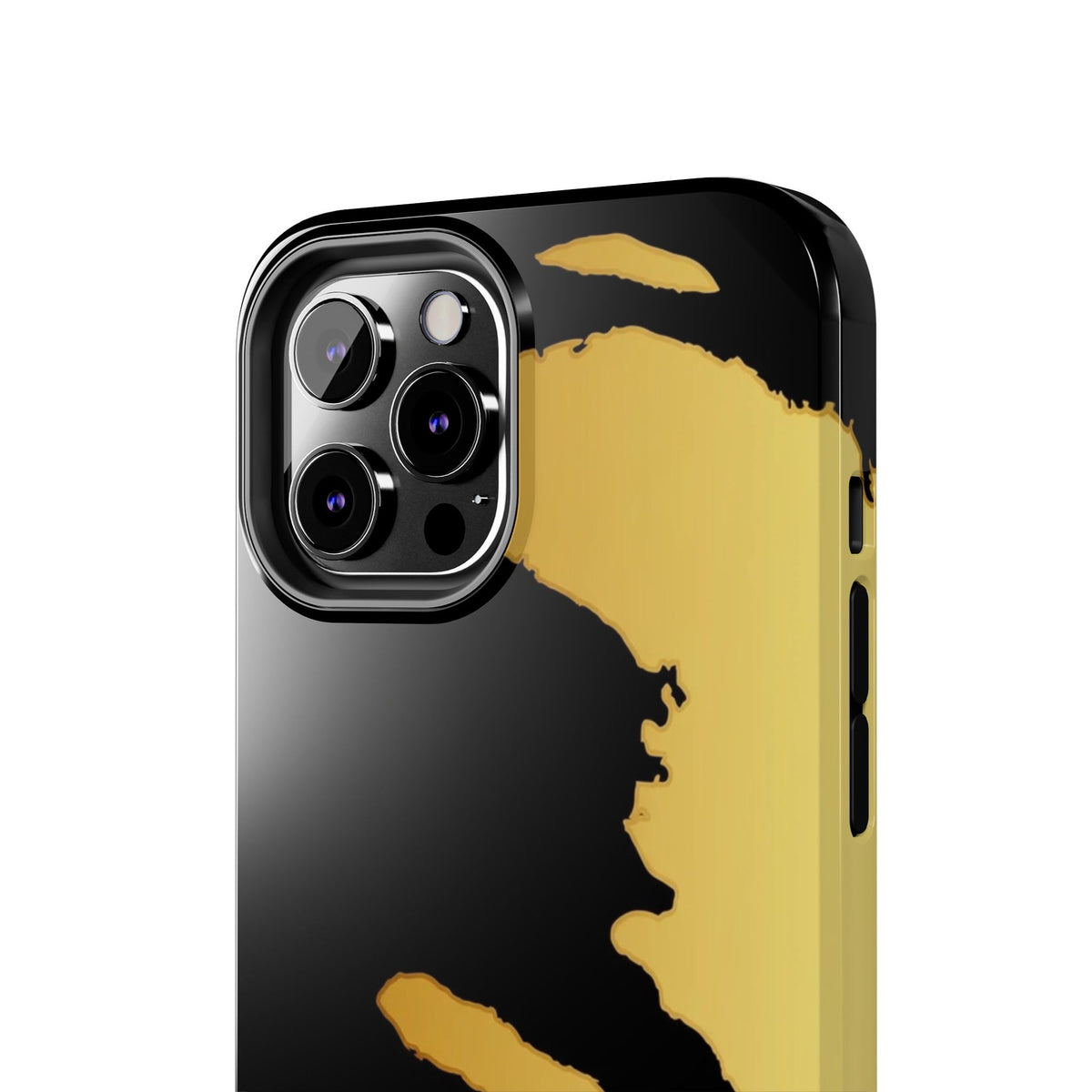 Haiti Gold Map Phone Case