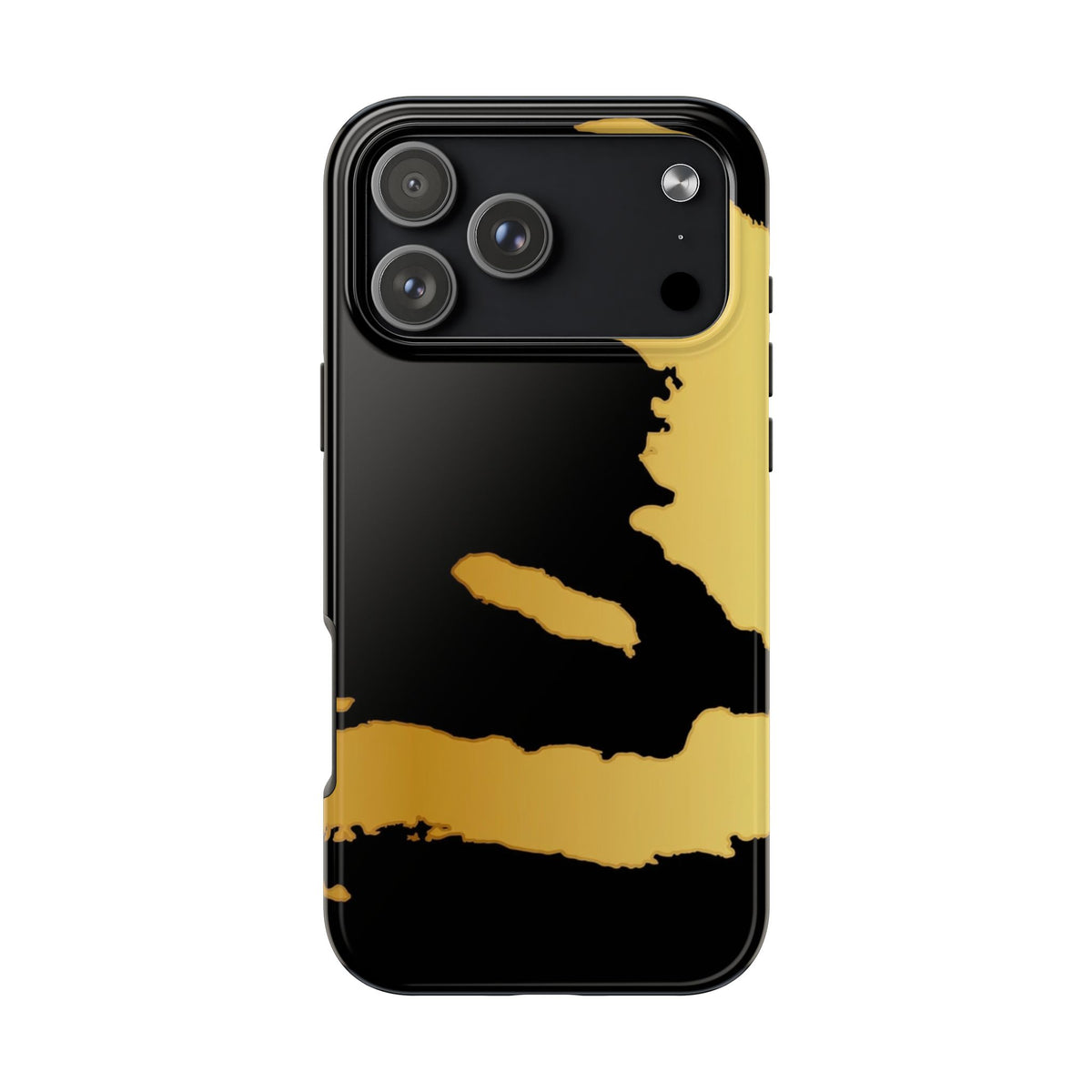Haiti Gold Map Phone Case