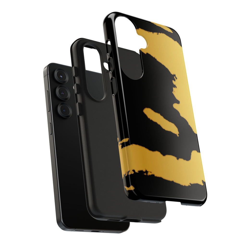 Haiti Gold Map Phone Case