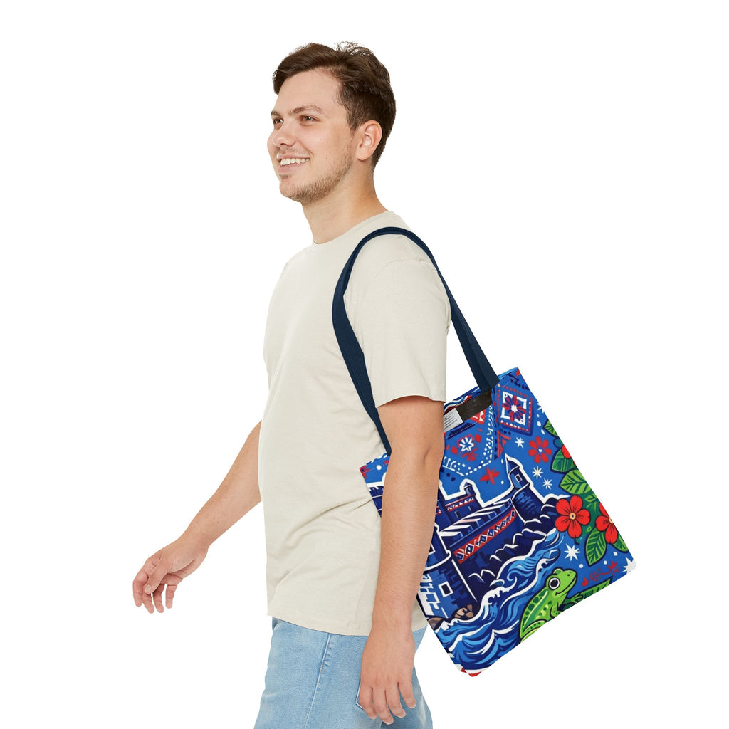 Puerto Rico El Morro & Coquí Tote Bag