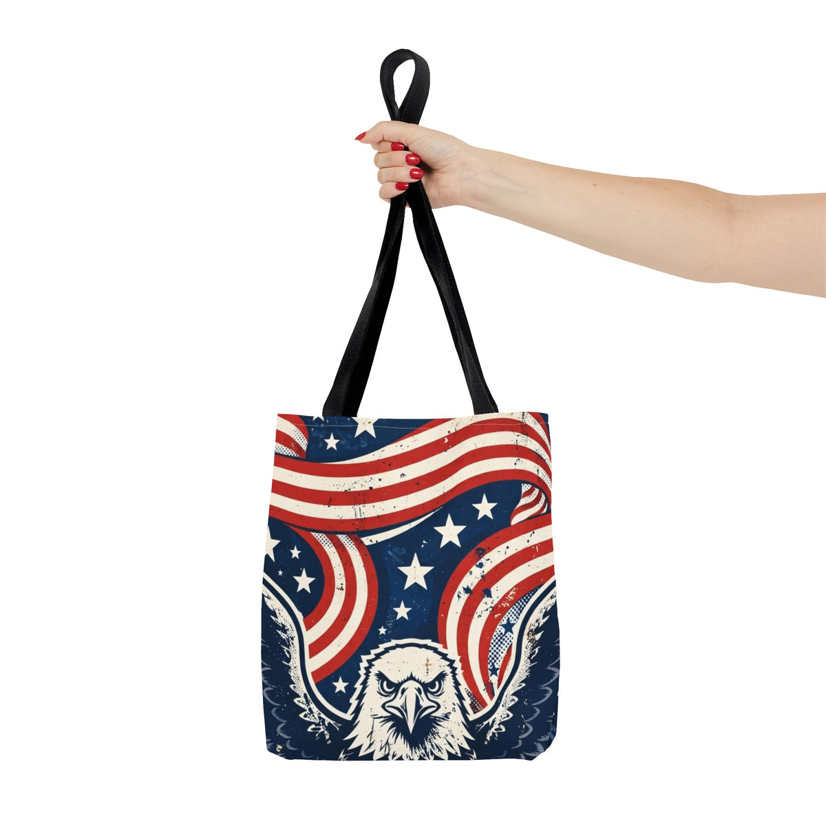 USA Eagle & Flag Tote Bag