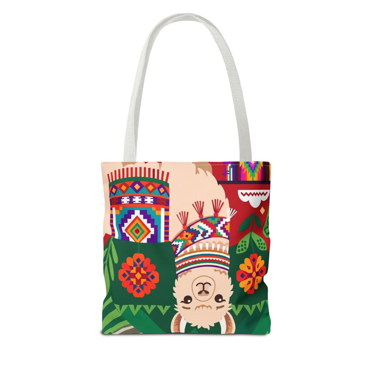 Peru Llama & Machu Picchu Tote Bag