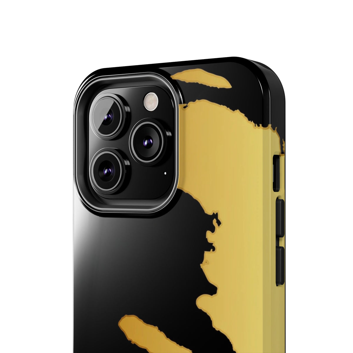 Haiti Gold Map Phone Case
