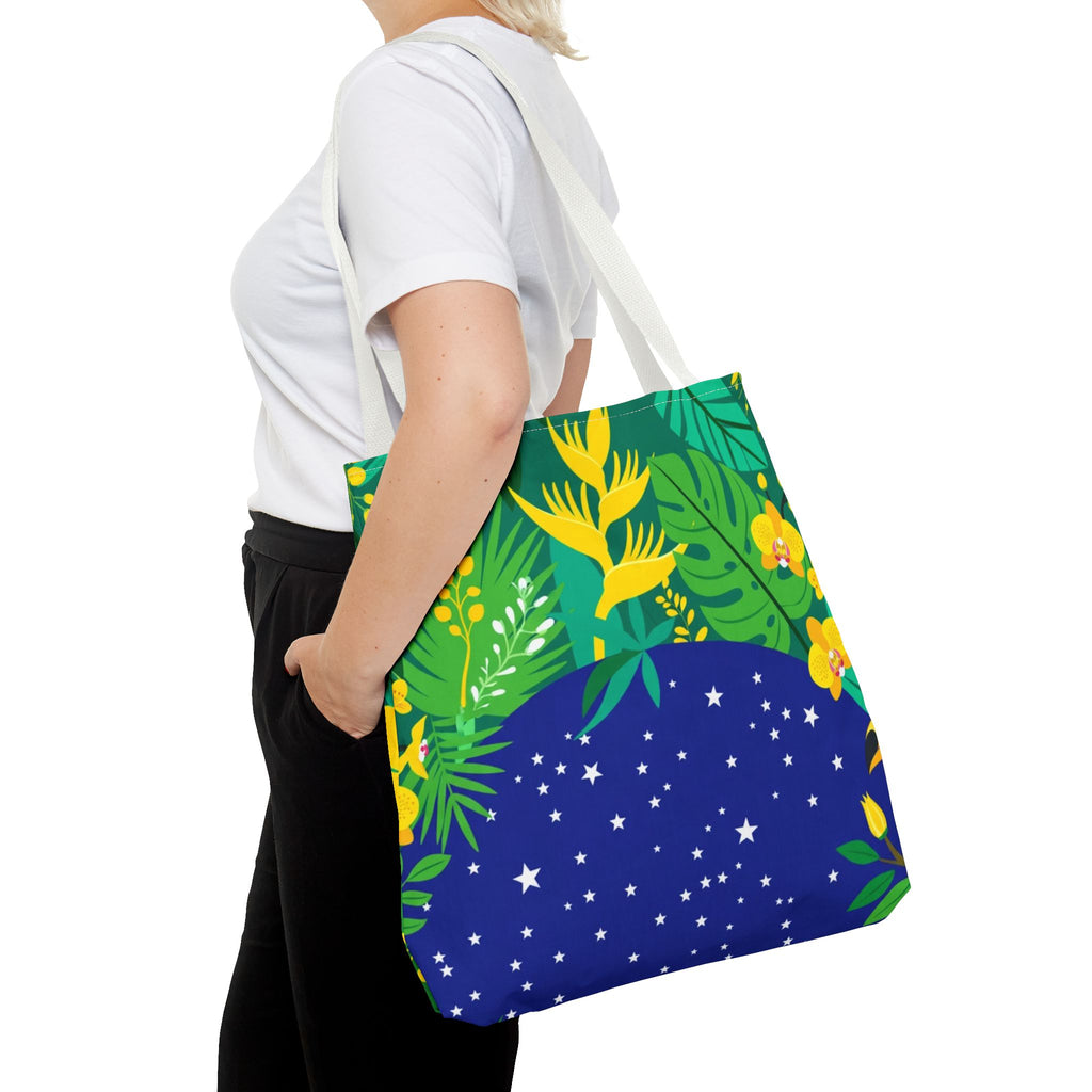 Brazil Tropical Globe Tote Bag