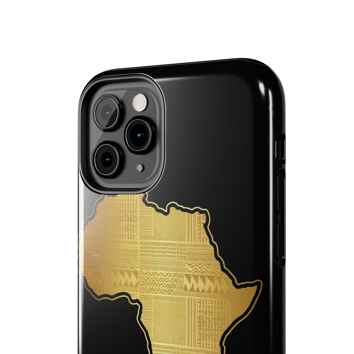 Africa Gold Map Phone Case