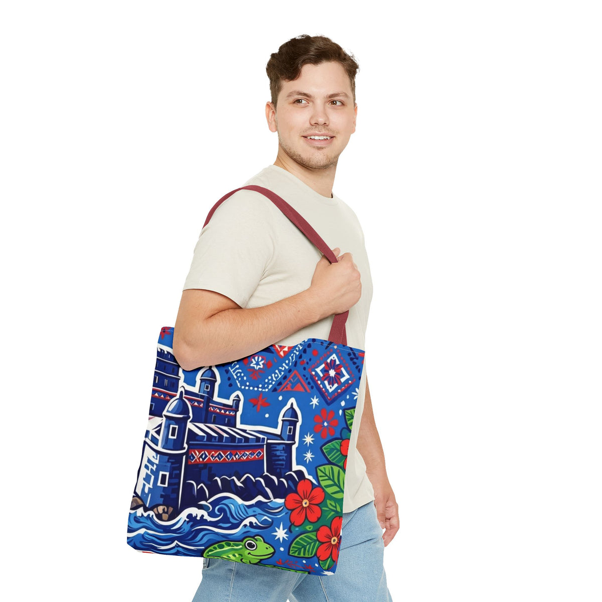 Puerto Rico El Morro & Coquí Tote Bag