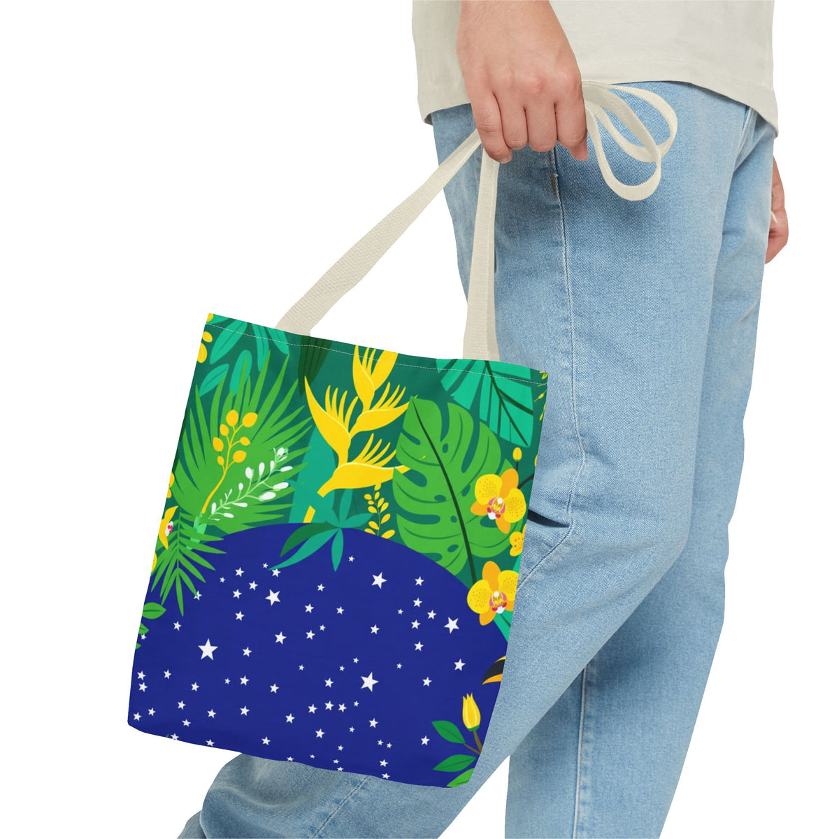 Brazil Tropical Globe Tote Bag
