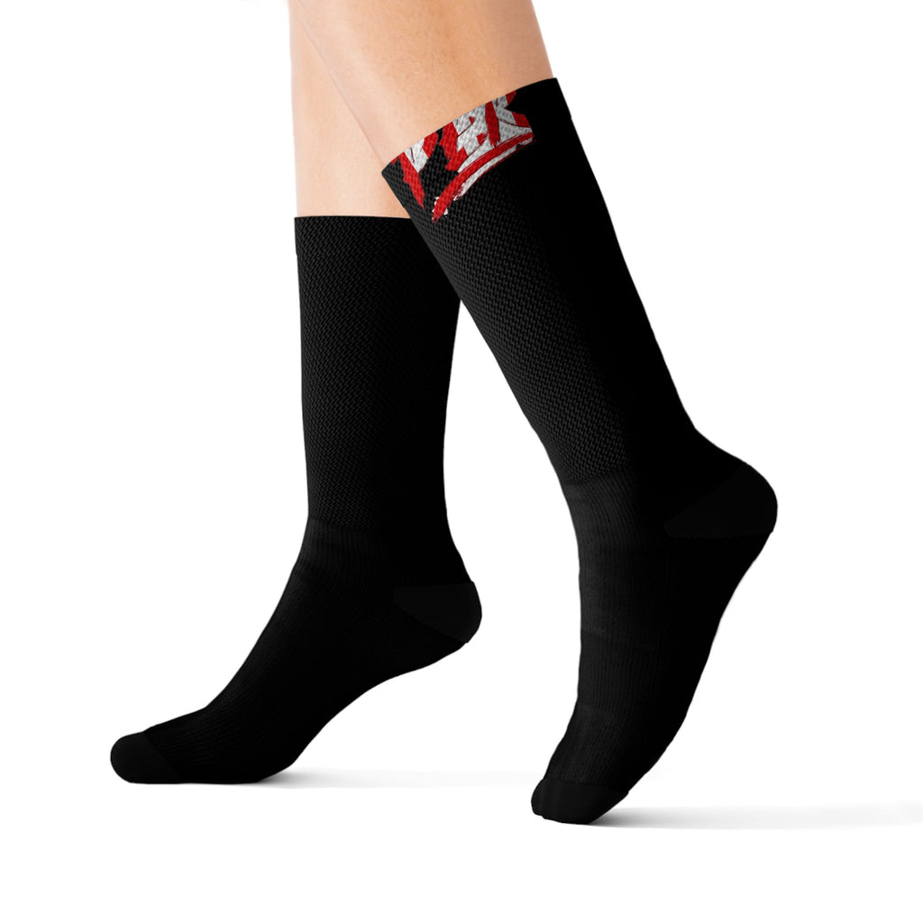 Peru Wordmark Socks - Black