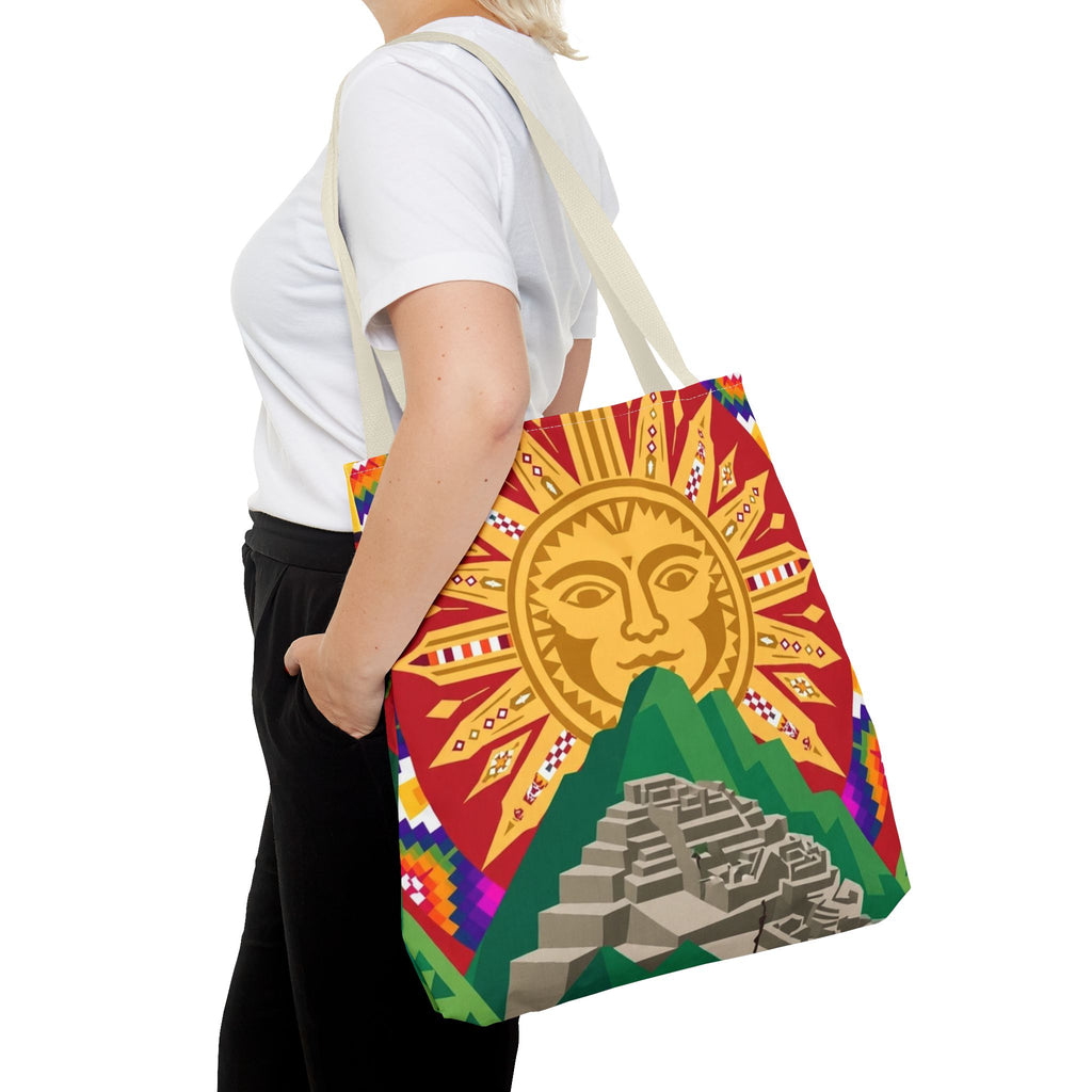 Peru Llama & Machu Picchu Tote Bag