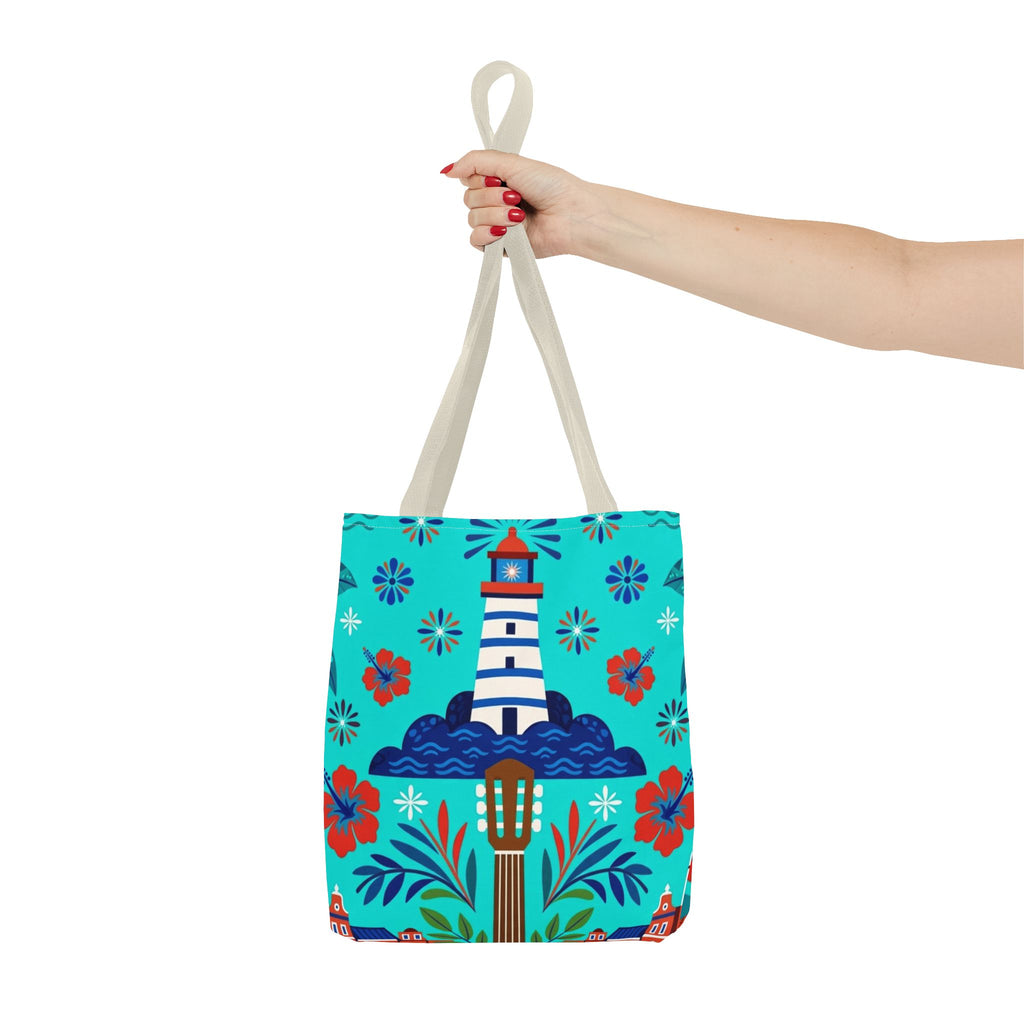 Dominican Republic Guitar & Maracas Tote Bag