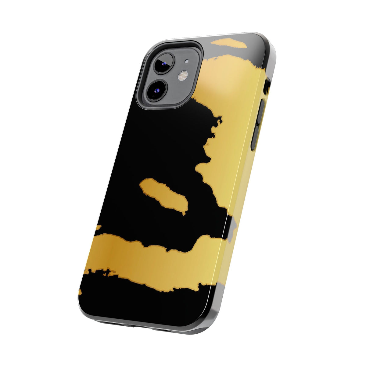 Haiti Gold Map Phone Case