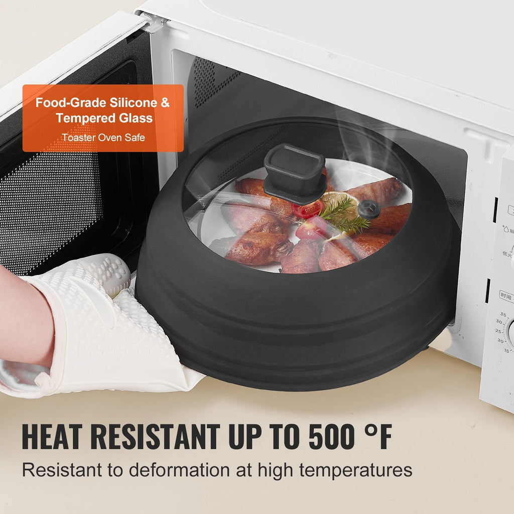 Collapsible Microwave Splatter Cover