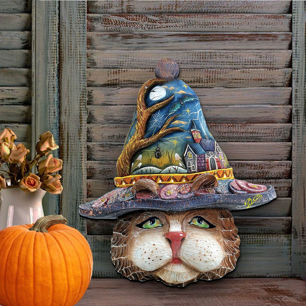Halloween Eve Cat Door Decor by G. DeBrekht - Thanksgiving - 8161039H