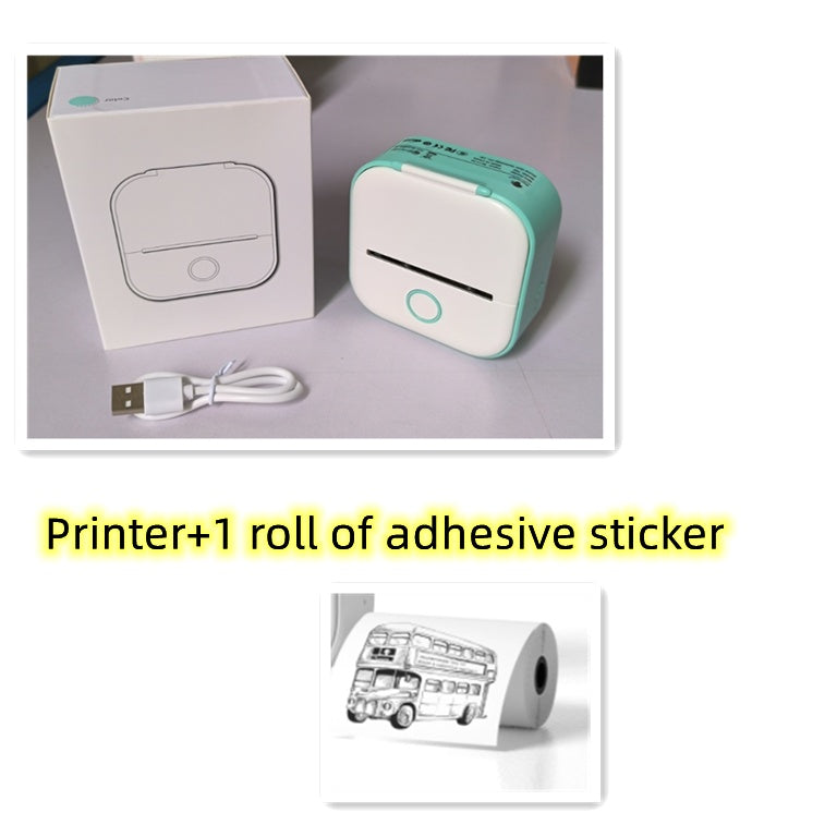 Portable Mini Thermal Label Printer, Bluetooth