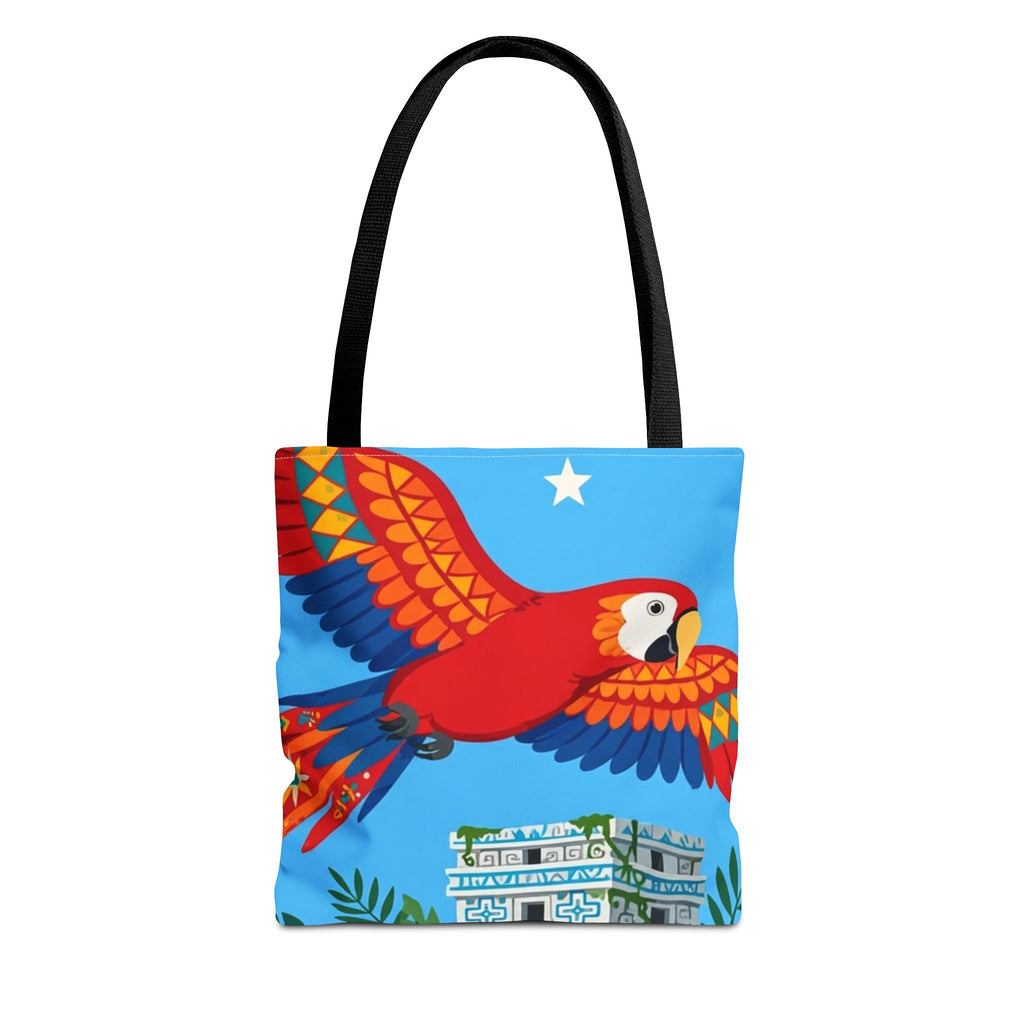 Honduras Macaw & Ruins Tote Bag