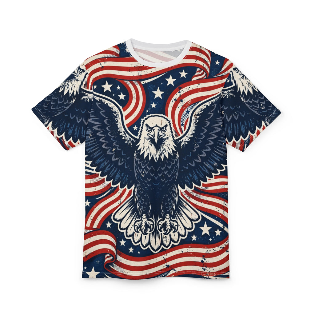 USA Eagle & Flag All-Over Print T-Shirt