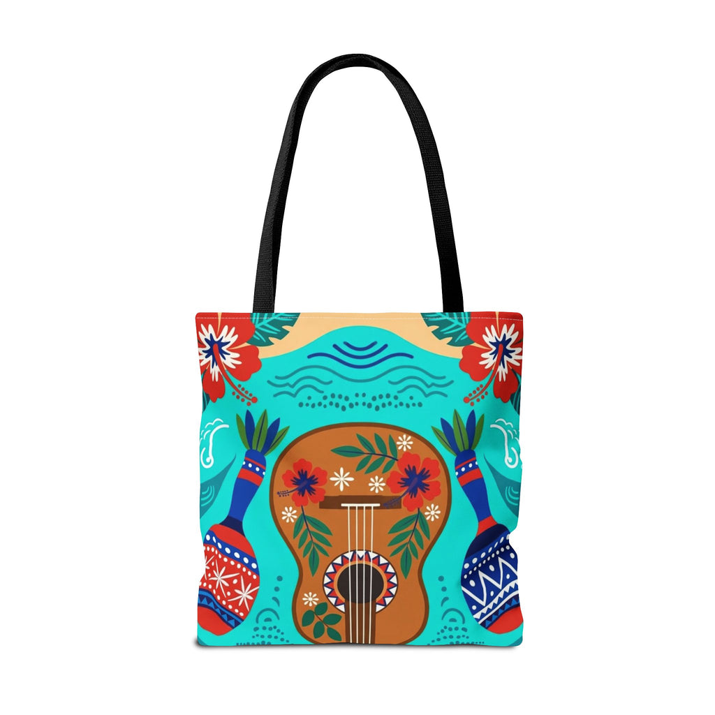 Dominican Republic Guitar & Maracas Tote Bag