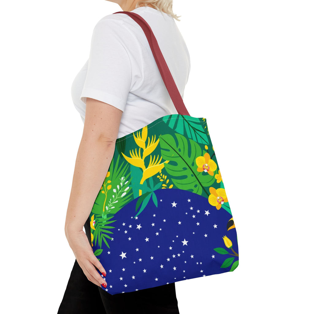 Brazil Tropical Globe Tote Bag