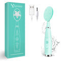 Sonic Facial Cleansing Brush, 5 Speeds, Rechargeable (Blue)