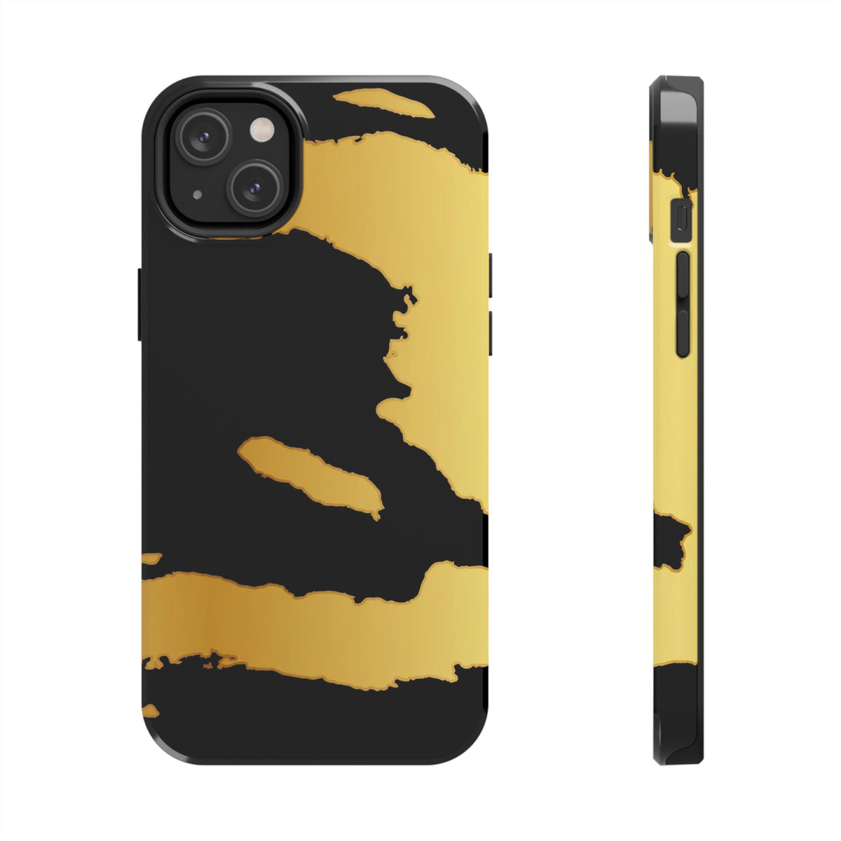 Haiti Gold Map Phone Case