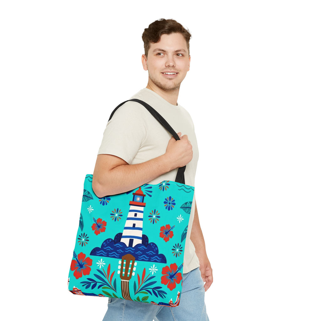 Dominican Republic Guitar & Maracas Tote Bag