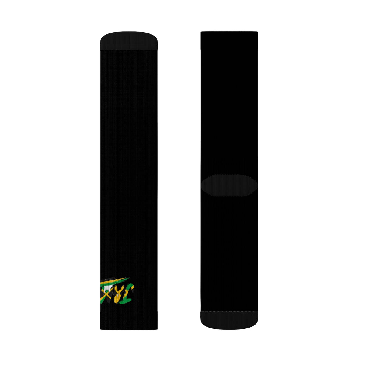 Jamaica Wordmark Socks - Black
