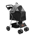 VEVOR 4-Wheel Pet Stroller with Brake, up to 35 lbs
