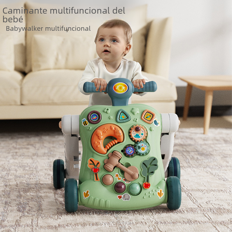 Multifunctional Baby Walker with Anti-Tip Design