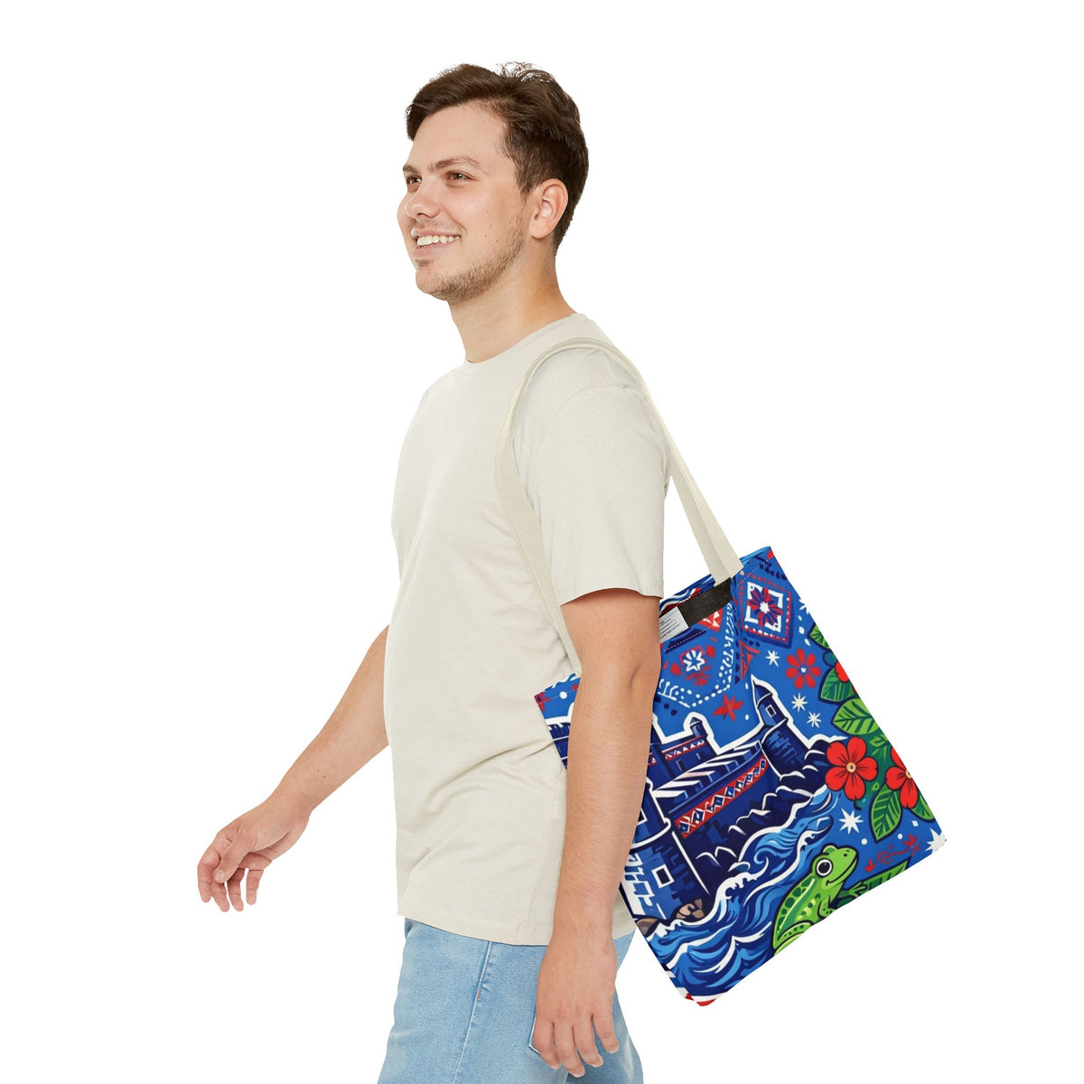 Puerto Rico El Morro & Coquí Tote Bag