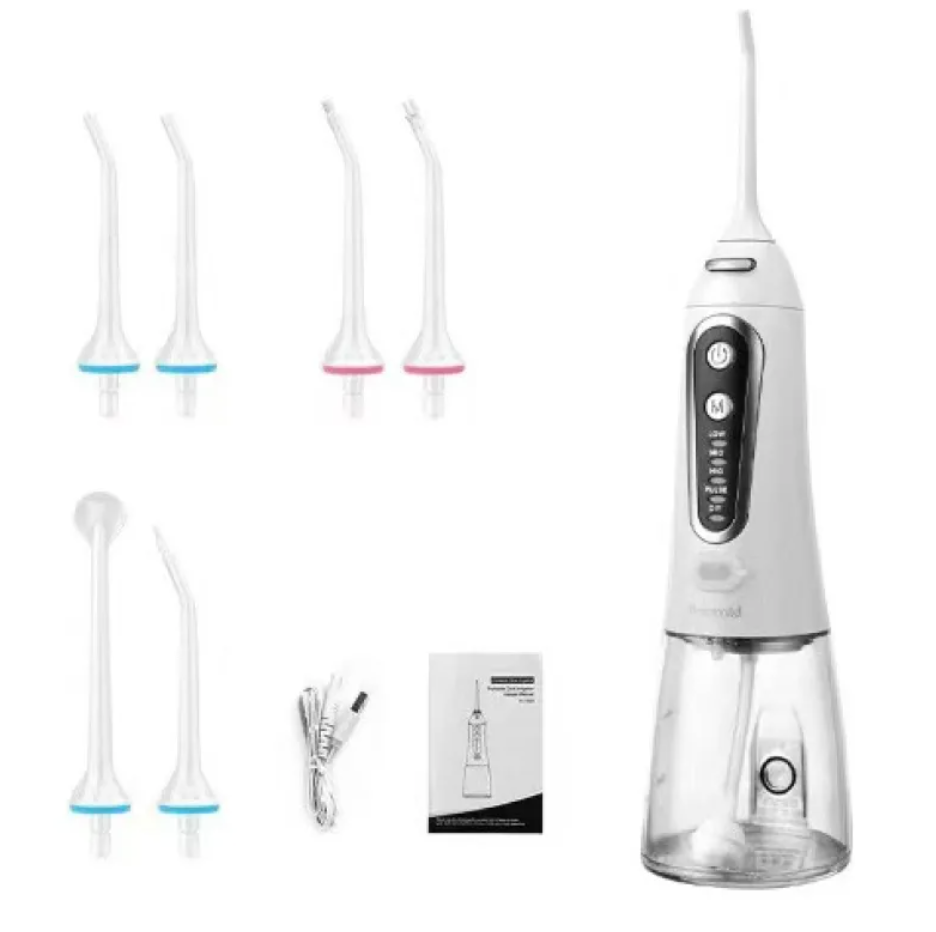 Cordless Water Flosser with 6 Nozzle Set